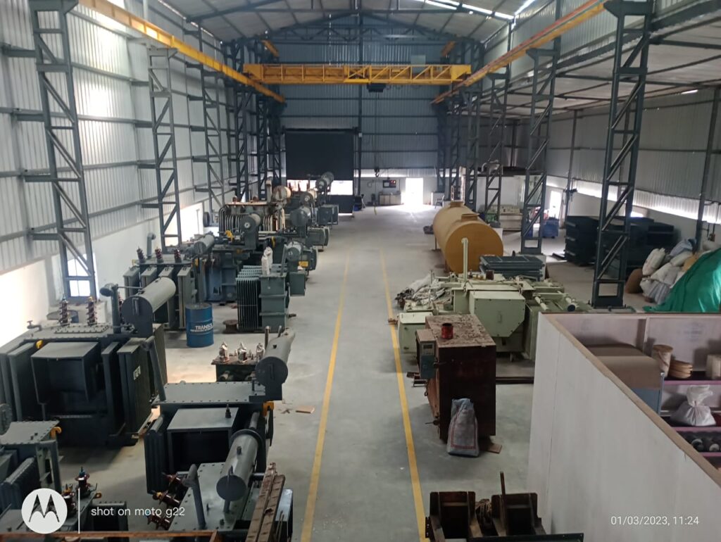 Vijay Electricals Corporation Factory Infrastructure Pune 45000 Sqft Transformer Workshop